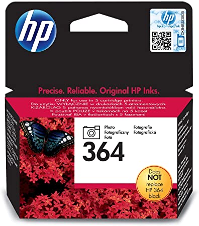 HP 364 Standard Capacity Photo Black Ink Cartridge - CB317EE (CB317EE)
