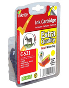 Inkrite Premium CLI 521Y Yellow Ink Cartridge ( 521 Yellow )