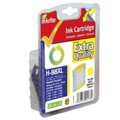 Inkrite Premium Yellow Ink Cartridge (Alternative to HP No 88, C9393A) (H-88Y)