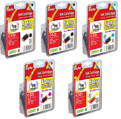 Inkrite Premium PGI 520BK and CLI-521 BK/C/M/Y Ink Cartridges