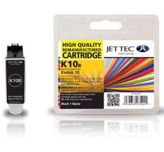 Jettec K10B Replacement Black Ink Cartridge (Alternative to Kodak 10 3949914) (K10B)
