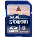 Kingston 16GB SDHC (Class 4) High Capacity Secure Digital Card