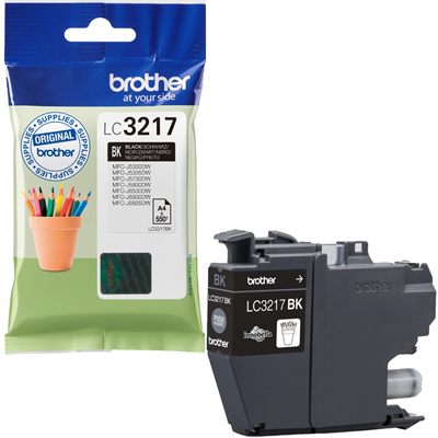 Brother LC3217BK Ink Cartridge Black, LC-3217BK Inkjet Printer Cartridge