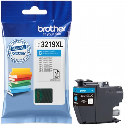 Brother LC3219XL Ink Cartridge Cyan, LC-3219XLC Inkjet Printer Cartridge