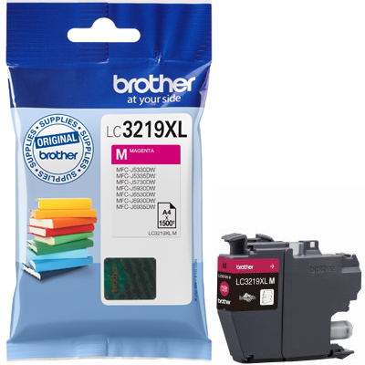 Brother LC3219XL Ink Cartridge Magenta, LC-3219XLM Inkjet Printer Cartridge (LC3219XLM)