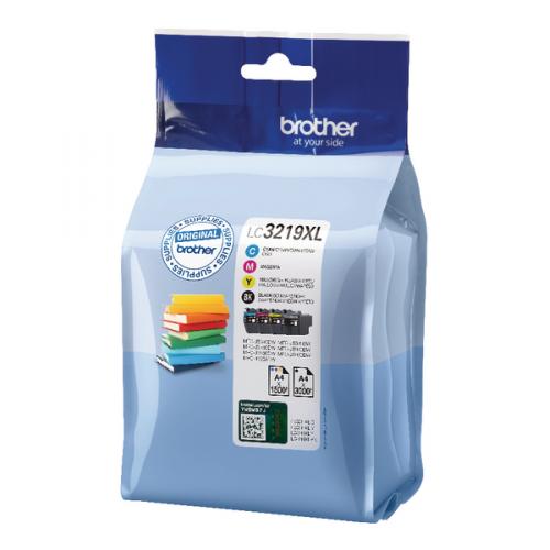 Brother LC3219XL Multi Pack Ink Cartridge, LC-3219XLVALBP
