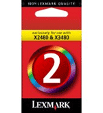 Lexmark No 2 Colour Ink Cartridge - 18C0190E (18C0190E)