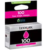 Lexmark 100 Standard Capacity Magenta Return Program Ink Cartridge - 014N0901E (14N0901E)