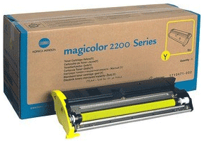 Konica Minolta MagiColor QMS Yellow Laser Cartridge (1710471-002)