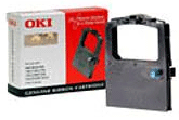 OKI Oki Black Nylon Fabric Printer Ribbon - 9002303 (09002303)