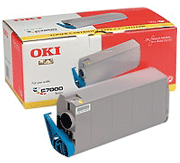 Oki Yellow Laser Toner Cartridge, 10K Yield