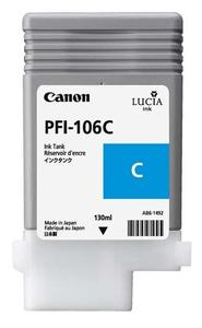 Canon PFI 106C Cyan Ink Cartridge, 130ml (PFI-106C)