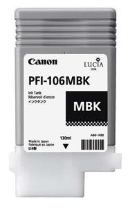 Canon PFI 106MBK Matte Black Ink Cartridge, 130ml