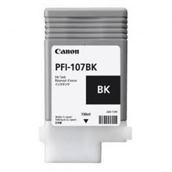 Canon PFI 107BK Black Ink Cartridge, 130ml - 6705B001AA (PFI-107BK)