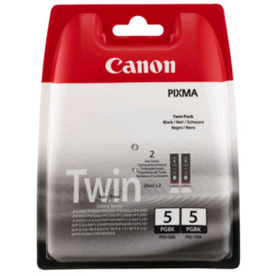 Canon PGI 5BK Twin Black Ink Cartridges ( 5BK Twin ) (PGI-5BK2)
