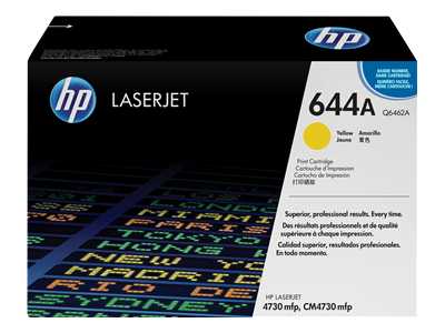 HP 644A Yellow Laser Toner Cartridge - Q6462A (Q6462A)