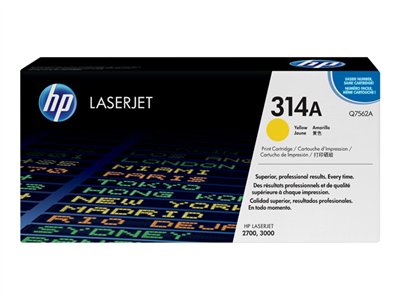 HP 314A Yellow Toner Cartridge - Q7562A (Q7562A)