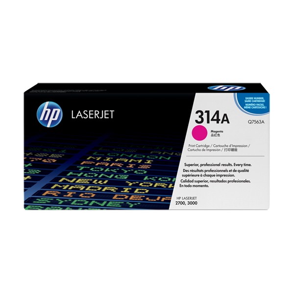 HP 314A Magenta Toner Cartridge - Q7563A (Q7563A)