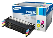 Samsung CLT P4092C Quad Pack, CMYK Toner Cartridges (CLT-P4092C)