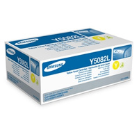 Samsung CLT Y5082L High Capacity Yellow Laser Toner Cartridge, 4K Page Yield (CLT-Y5082L)