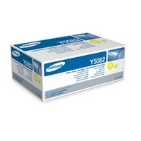 Samsung CLT Y5082 Standard Capacity Yellow Laser Toner Cartridge, 2K Page Yield (CLT-Y5082S)