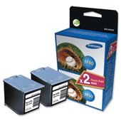 Samsung Twin Pack Ink M40 Black Ink Cartridges (INK-M40V)