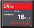 SanDisk 16GB Ultra Compact Flash Memory Card