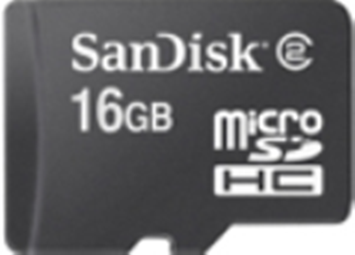 SanDisk Micro SD Memory Card - 16GB (Card Only)