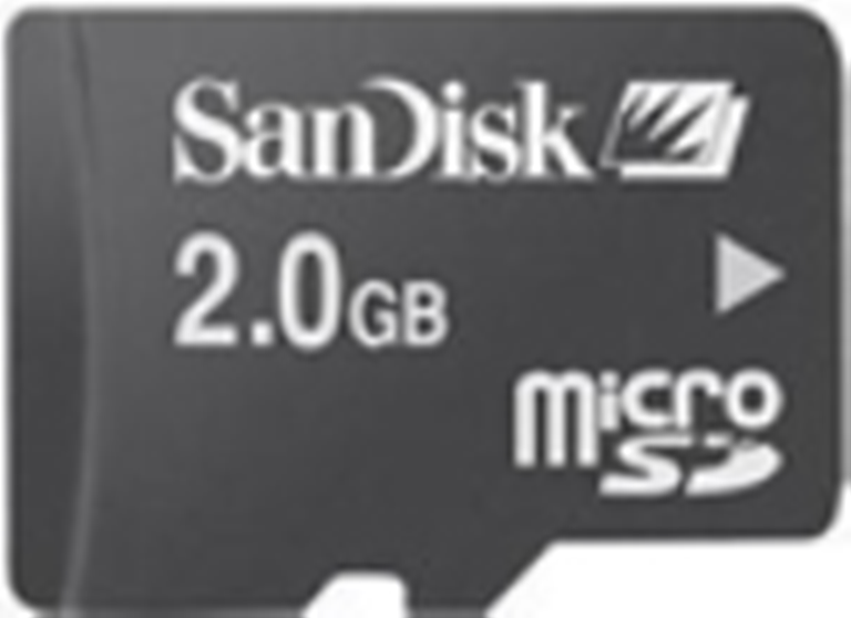 SanDisk Micro SD Memory Card - 2GB (Card Only)