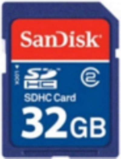SanDisk 32GB Secure Digital (SDHC) Memory Card (Class 2)
