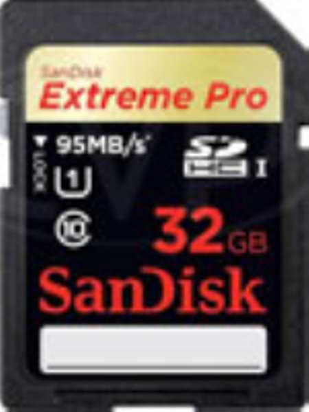 SanDisk 32GB SDHC Extreme Pro Memory Card - 95MB/s