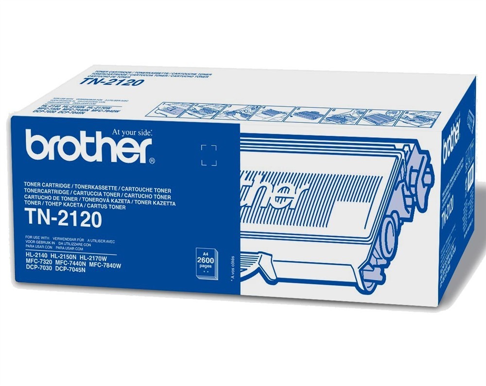 Brother Black Brother TN-2120 Toner Cartridge (TN2120) Printer Cartridge
