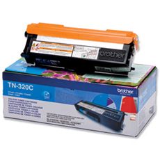 Brother TN-320C Toner Cyan TN320C Cartridge (TN-320C)