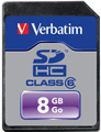 Verbatim 8GB SDHC (Class 6) High Capacity Secure Digital Card