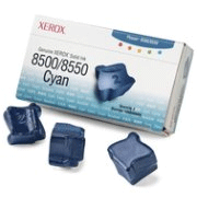 Xerox 3 Colorstix Solid Cyan Ink Wax Sticks, 3K Yield