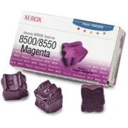 Xerox 3 Colorstix Solid Magenta Ink Wax Sticks, 3K Yield (108R00670)