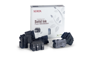 Xerox Solid Black Ink (Pack of 6 Sticks)